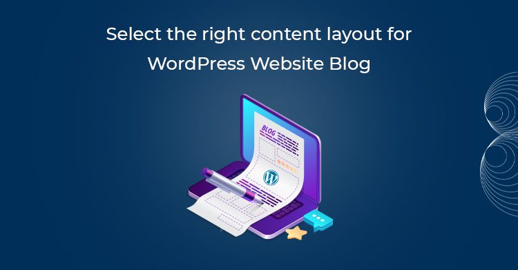 select right content layout